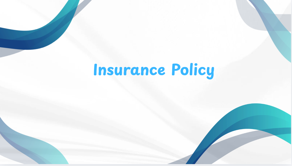 Insurance Policy