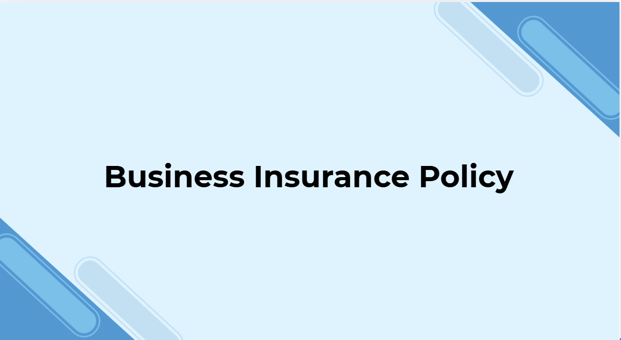 Business Insurance Policy