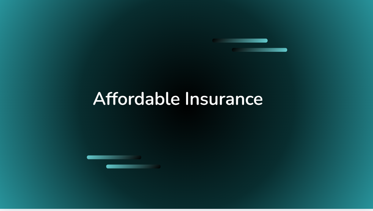 Affordable Insurance