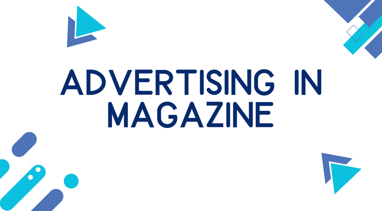 Advertising in Magazine