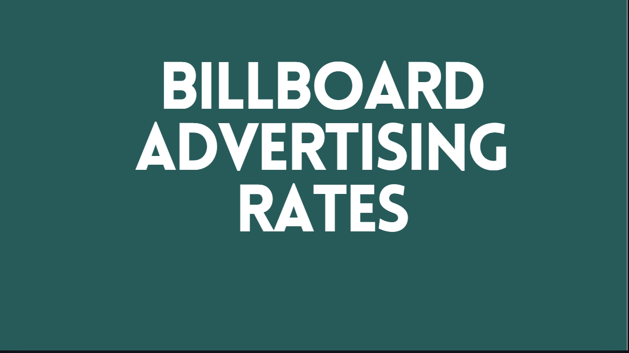 Billboard Advertising Rates