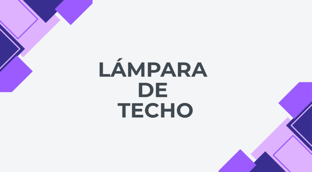 Lámpara de Techo