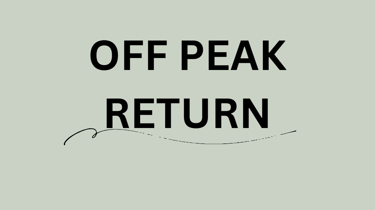 Off Peak Return