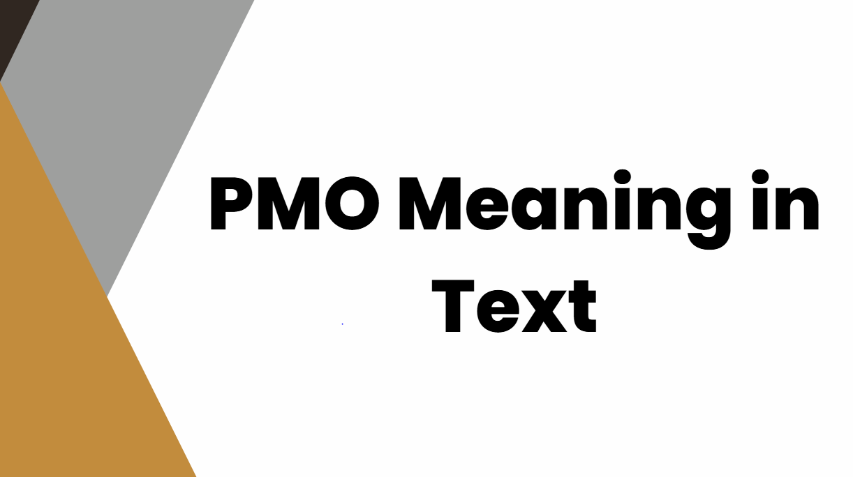 PMO Meaning in Text