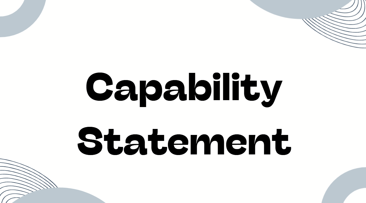 Capability Statement