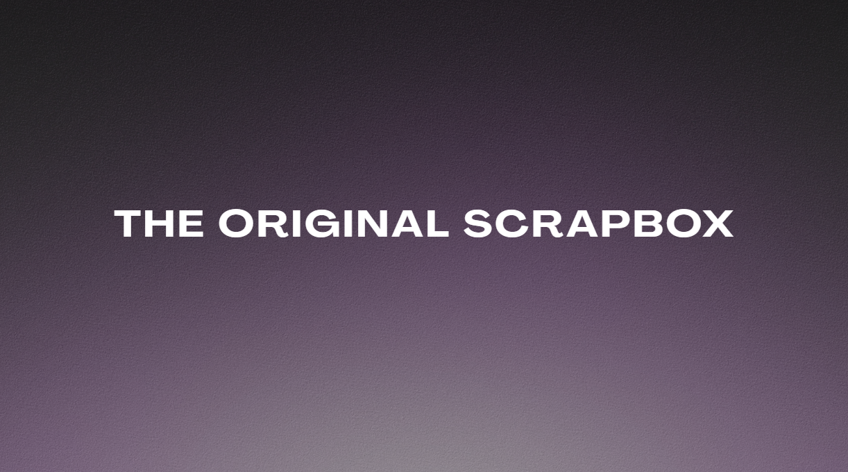 The Original Scrapbox
