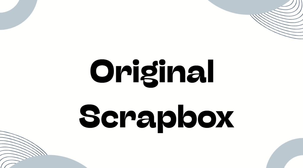 Original Scrapbox