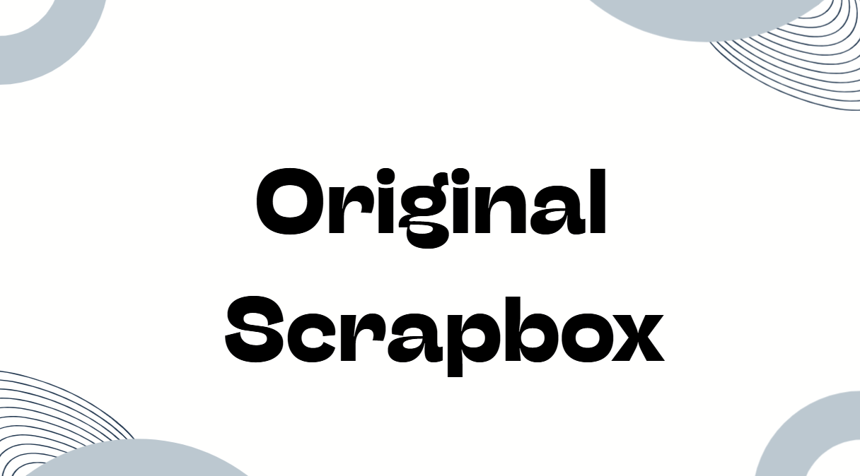 Original Scrapbox