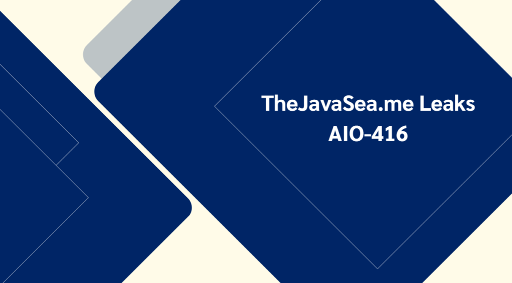 TheJavaSea.me Leaks AIO-416