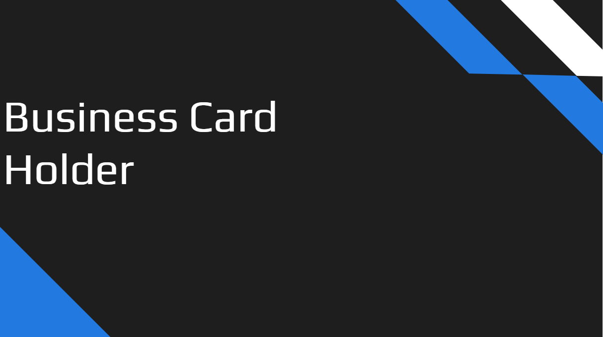 Business Card Holder